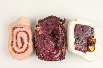 turkish delight - tuerk lokum - assortment of oriental candy