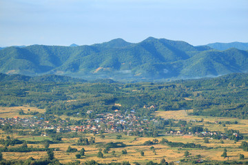 Sunrise in the mountains at Phu-Thok, Loei, Thailand