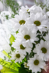 bouquet of white flowers close-up