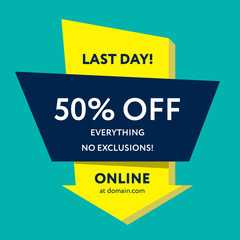 Sale web banners template