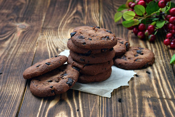 handmade gift. Chocolate chip cookies.