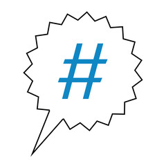 Obraz premium Hashtag - Aktion