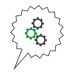 Zahnräder - Zusammenarbeit - Aktion