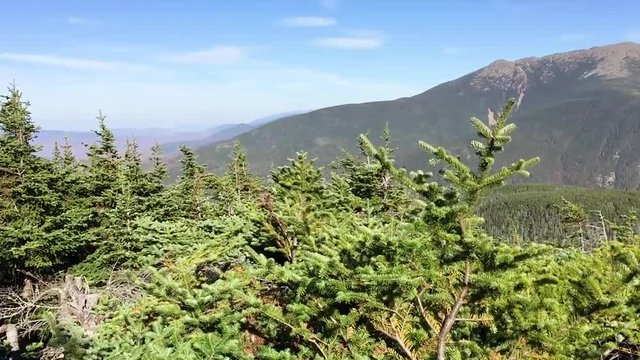 Cannon Mountain panorama, New England.