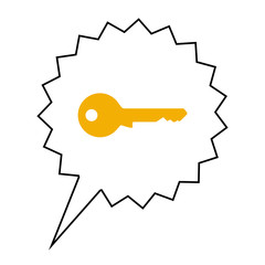 Schlüssel - abschließen - Aktion