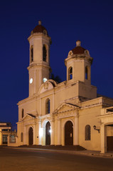 Fototapeta na wymiar Catedral de la Purisima Concepcio in Cienfuegos. Cuba