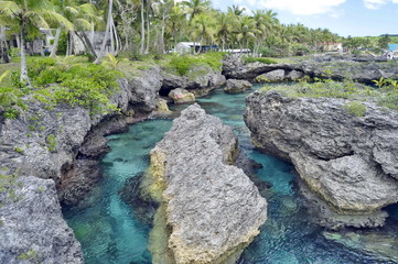 Lagoon on Mare Island, New Caledonia