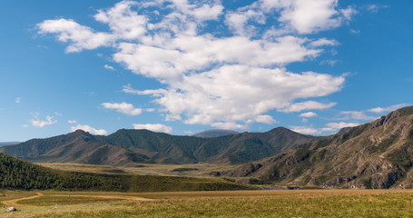 landscape Altai mountains. Siberia, Russia