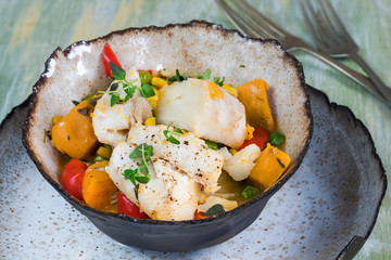Fish stew with vegetables