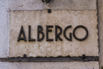 Fototapeta premium shield albergo