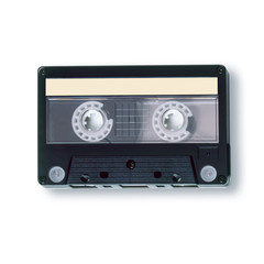 cassette tape, isolated