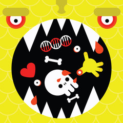 Monster Eating Person