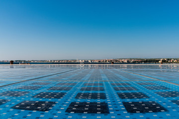 Solar panels in Zadar, Croatia