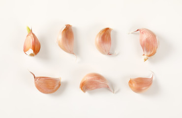cloves of fresh garlic
