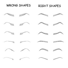 How to paint the eyebrows