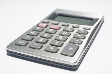 Calculator on white