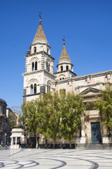 Fototapeta na wymiar Cathedral of Acireale Sicily