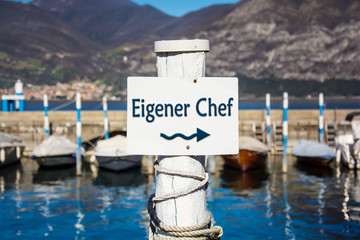 Schild 232 - Eigener Chef