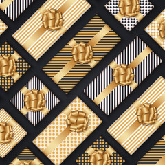 Vector modern Christmas or 2018 Happy New Year winter holiday invitation card