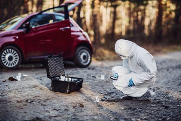 Crime scene investigation - collecting evidence