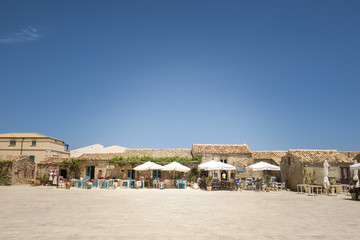 Square of Marzamemi Sicily
