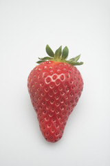 strawberry on white background