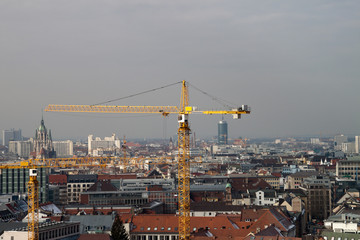 Fototapeta na wymiar Construction in Munich