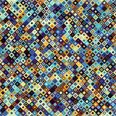 Seamless background. Geometric abstract diagonal pattern in low poly pixel art style.