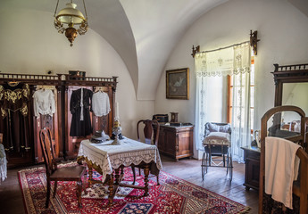 Fototapeta na wymiar Interior of Typical Slovakian Manor House