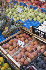 Fruit at fish market Catania Sicily