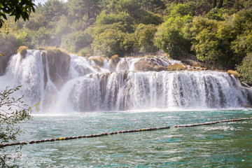 beeindruckende Wasserf&auml;lle im Krka Nationalpark und im NP Plitvicer Seen
