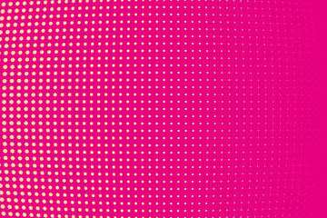 Abstract monochrome halftone pattern. Comic background. Dotted backdrop with circles, dots, point. Purple, pink color