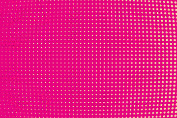Abstract monochrome halftone pattern. Comic background. Dotted backdrop with circles, dots, point. Purple, pink color