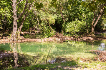 Fototapeta premium Nationalpark Krka Wasserfälle im September