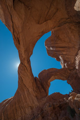 Double Arch in Arches National Park, Utah