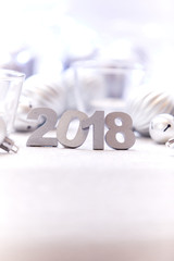 Christmas silver balls