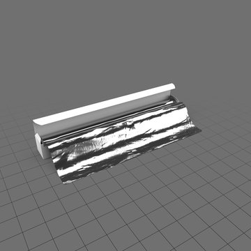 Aluminum foil in box