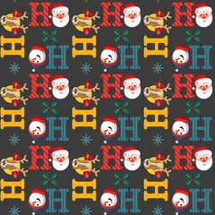 Christmas decorative pattern