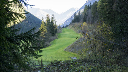 Alpine golf course