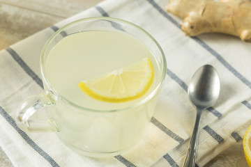 Healthy Homemade Lemon Ginger Tea