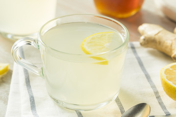 Healthy Homemade Lemon Ginger Tea