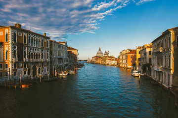 Obraz premium Grand Canal and Basilica Santa Maria della Salute, Venice, Italy