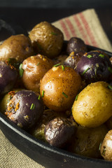 Savory Homemade Butter and Garlic Baby Potatoes