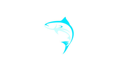 Fish logo template