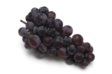 Grape on white background