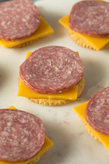 Savory Homemade Cheese Meat and Cracker Hor Dourves