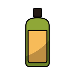 Container bottle isolated