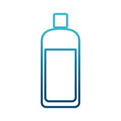 Container bottle isolated