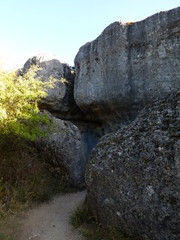 Ciudad Encantada de Cuenca. Parque natural en Castilla la Mancha, Espa&ntilde;a