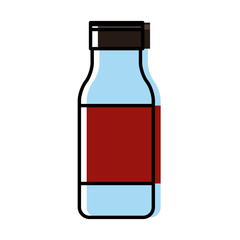 Container bottle isolated